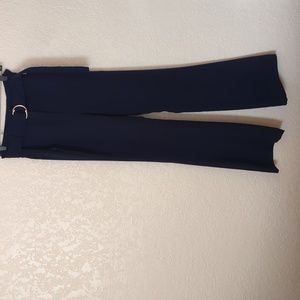 Eva Mendes by New York and Company Navy High-Waisted Trousers Size 4